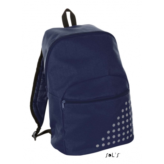 COSMO - 600D POLYESTER BACKPACK WITH REFLECTIVE DETAIL