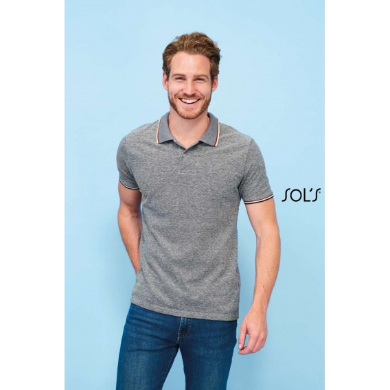 PANAME MEN - HEATHER POLO SHIRT
