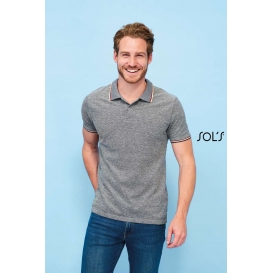 PANAME MEN - HEATHER POLO SHIRT