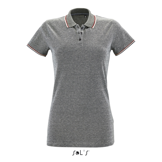 PANAME WOMEN - HEATHER POLO SHIRT