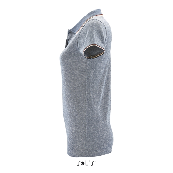 PANAME WOMEN - HEATHER POLO SHIRT