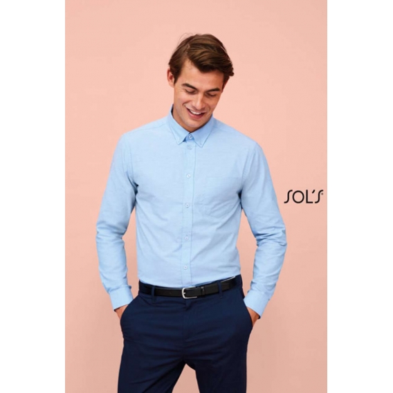 BOSTON FIT - LONG SLEEVE OXFORD MEN'S SHIRT