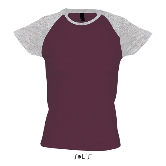 MILKY - WOMEN'S 2-COLOR RAGLAN SLEEVES T-SHIRT