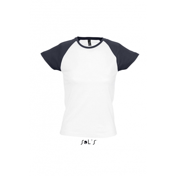 MILKY - WOMEN'S 2-COLOR RAGLAN SLEEVES T-SHIRT