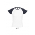 MILKY - WOMEN'S 2-COLOR RAGLAN SLEEVES T-SHIRT