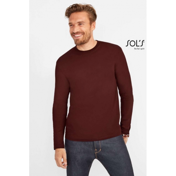 MONARCH - MEN'S ROUND COLLAR LONG SLEEVE T-SHIRT