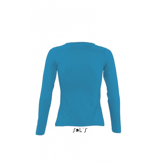 MAJESTIC - WOMEN'S ROUND COLLAR LONG SLEEVE T-SHIRT