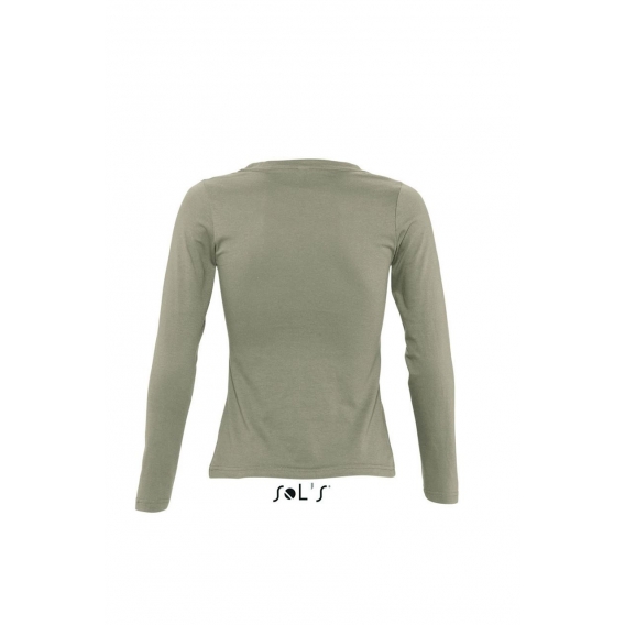 MAJESTIC - WOMEN'S ROUND COLLAR LONG SLEEVE T-SHIRT