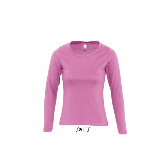 MAJESTIC - WOMEN'S ROUND COLLAR LONG SLEEVE T-SHIRT