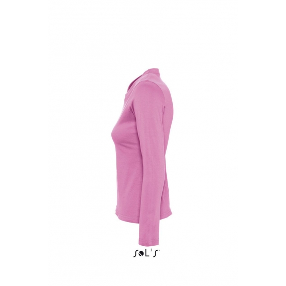 MAJESTIC - WOMEN'S ROUND COLLAR LONG SLEEVE T-SHIRT
