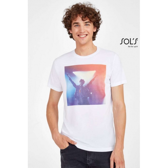 SUBLIMA - UNISEX ROUND COLLAR T-SHIRT FOR SUBLIMATION