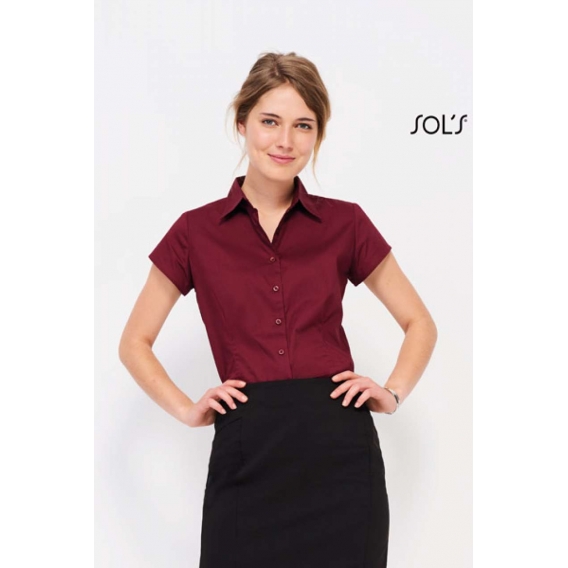 EXCESS - SHORT SLEEVE STRETCH WOMEN'S SHIRT