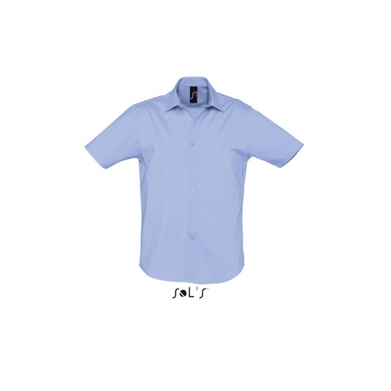 BROADWAY - SHORT SLEEVE STRETCH MEN'S SHIRT