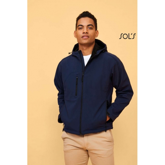 REPLAY MEN - HOODED SOFTSHELL