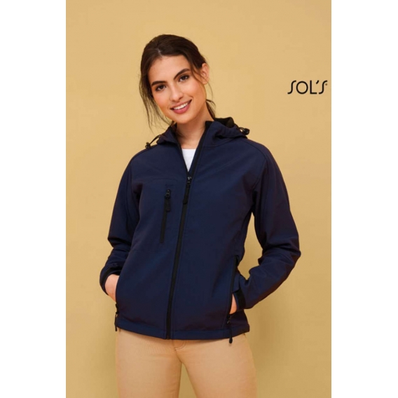 REPLAY WOMEN - HOODED SOFTSHELL