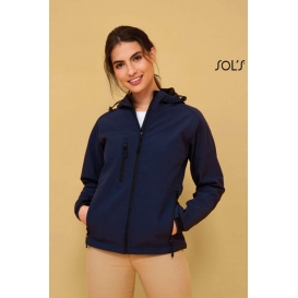 REPLAY WOMEN - HOODED SOFTSHELL