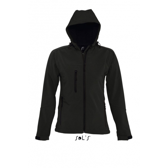 REPLAY WOMEN - HOODED SOFTSHELL