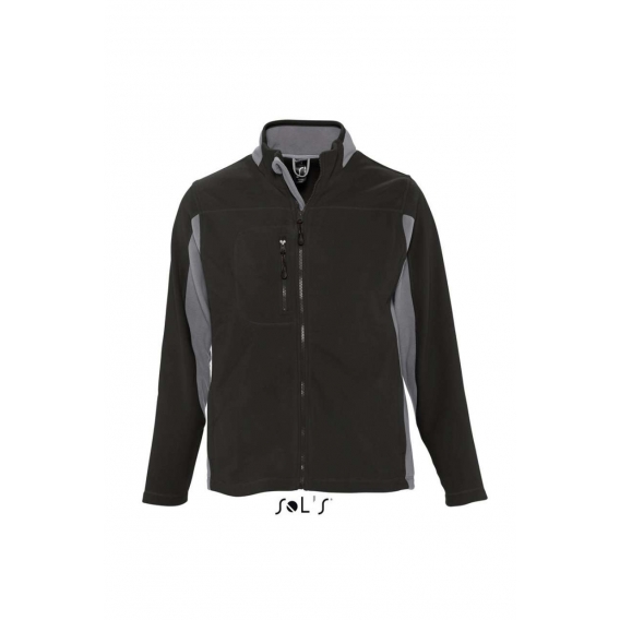 NORDIC - MEN’S TWO-COLOUR ZIPPED FLEECE JACKET