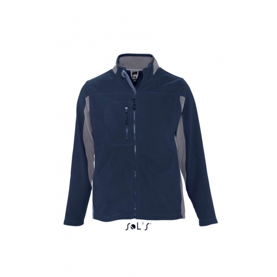 NORDIC - MEN’S TWO-COLOUR ZIPPED FLEECE JACKET