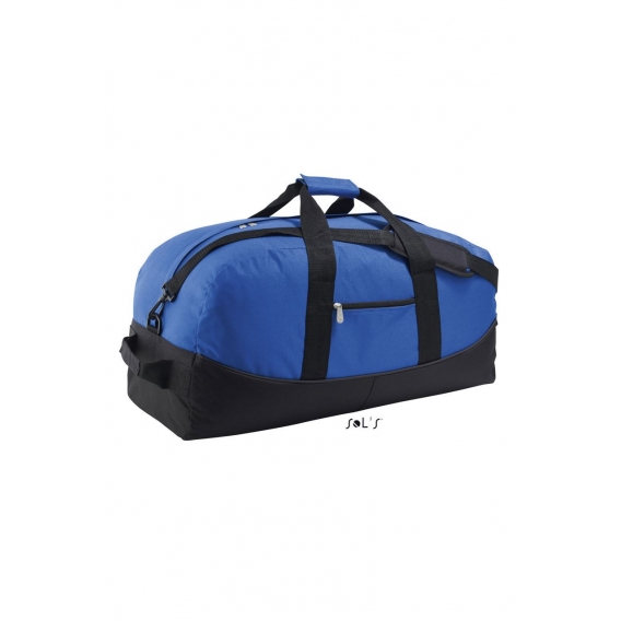 STADIUM 65 - TWO COLOUR 600D POLYESTER TRAVEL/SPORTS BAG