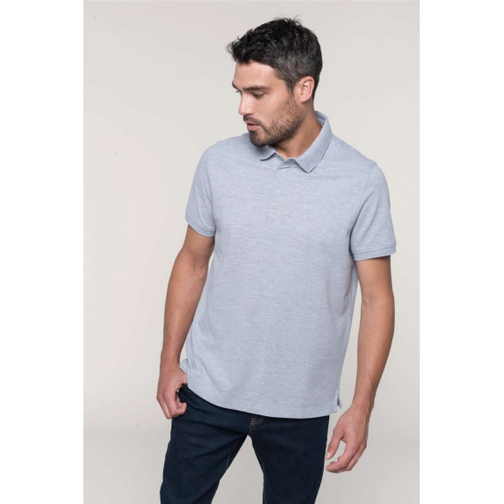 MEN'S SHORT SLEEVE STUD POLO SHIRT