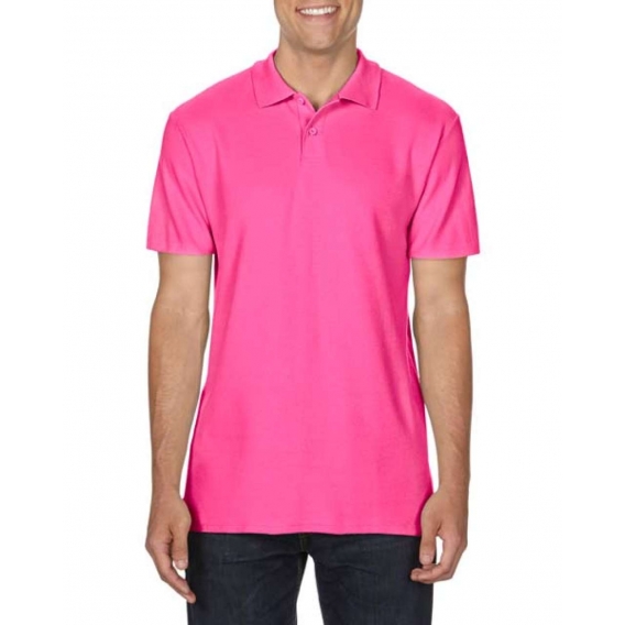 SOFTSTYLE® ADULT DOUBLE PIQUÉ POLO