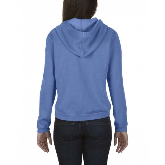 LADIES' FULL ZIP HOODED SWEATSHIRT