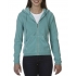 LADIES' FULL ZIP HOODED SWEATSHIRT