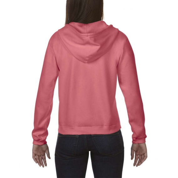 LADIES' FULL ZIP HOODED SWEATSHIRT