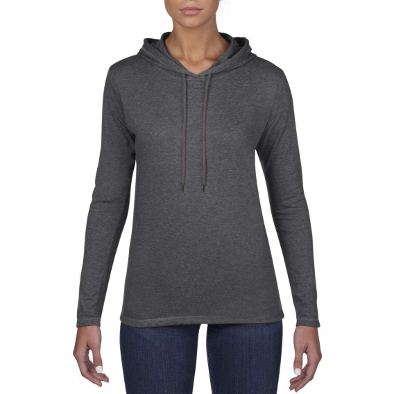 WOMEN’S LIGHTWEIGHT LONG SLEEVE HOODED TEE