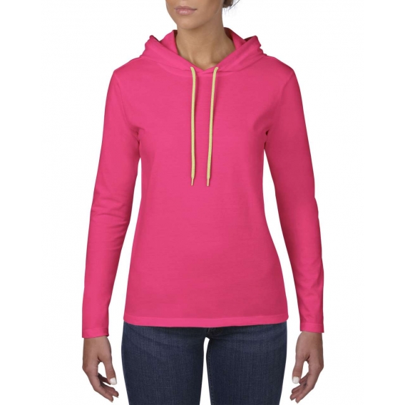 WOMEN’S LIGHTWEIGHT LONG SLEEVE HOODED TEE