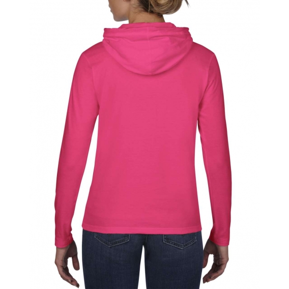WOMEN’S LIGHTWEIGHT LONG SLEEVE HOODED TEE