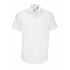 Poplin Shirt Black Tie Short Sleeve / Men