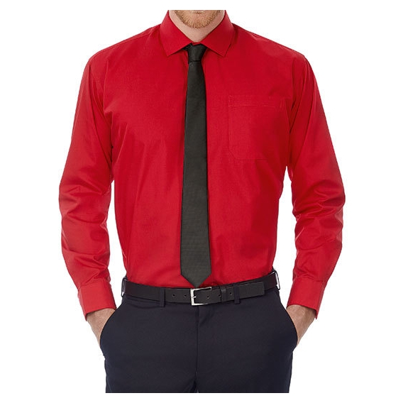 Poplin Shirt Smart Long Sleeve / Men