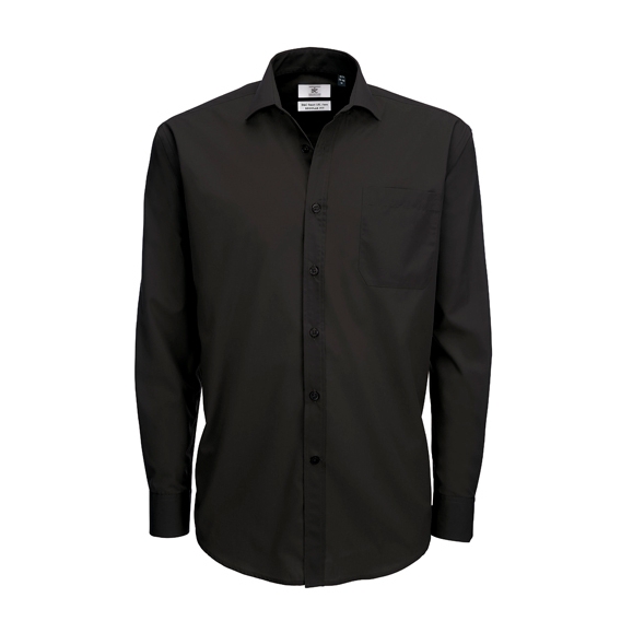 Poplin Shirt Smart Long Sleeve / Men