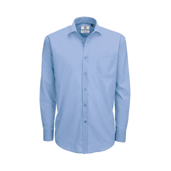 Poplin Shirt Smart Long Sleeve / Men