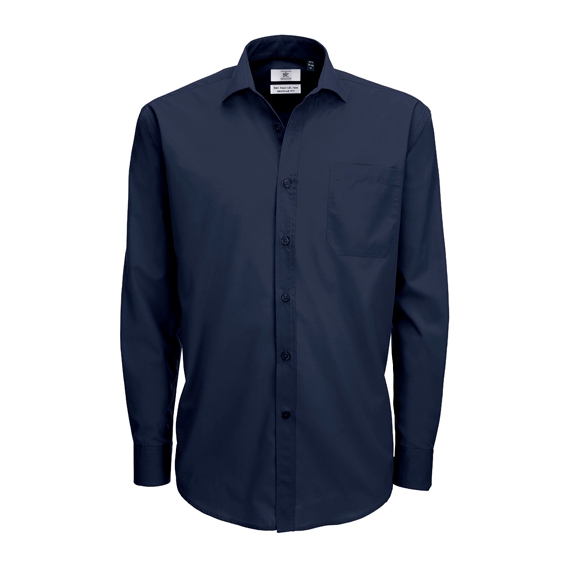 Poplin Shirt Smart Long Sleeve / Men