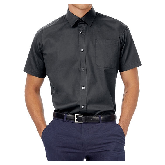Twill Shirt Sharp Short Sleeve / Men