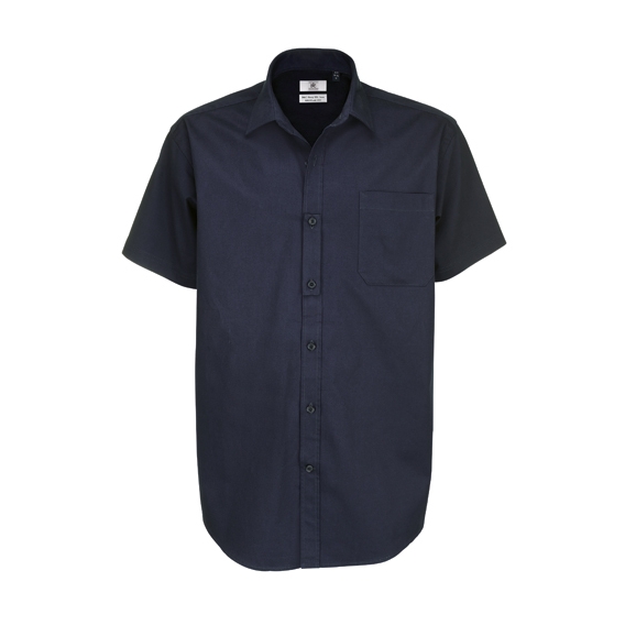 Twill Shirt Sharp Short Sleeve / Men