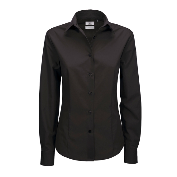 Poplin Shirt Smart Long Sleeve / Women