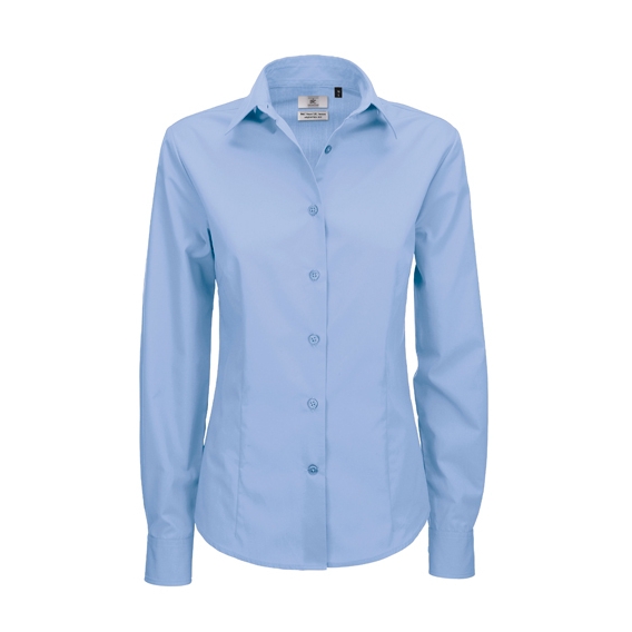 Poplin Shirt Smart Long Sleeve / Women