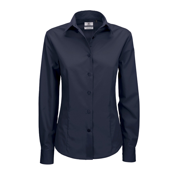 Poplin Shirt Smart Long Sleeve / Women