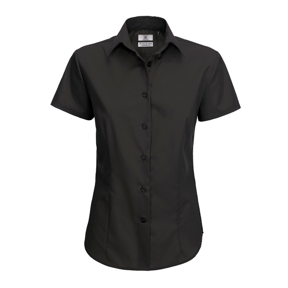 Poplin Shirt Smart Short Sleeve / Women