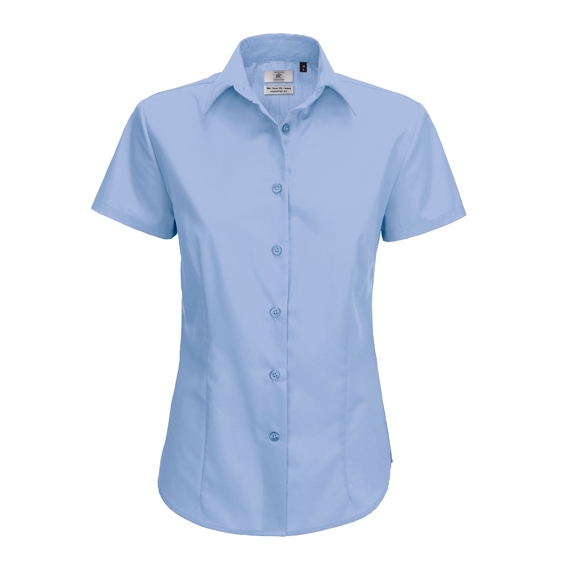 Poplin Shirt Smart Short Sleeve / Women