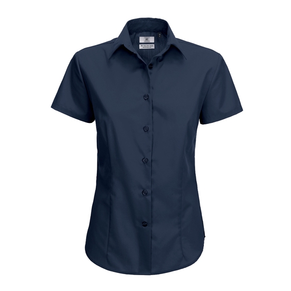 Poplin Shirt Smart Short Sleeve / Women
