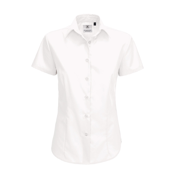 Poplin Shirt Smart Short Sleeve / Women