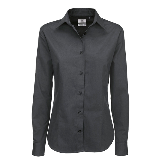 Twill Shirt Sharp Long Sleeve / Women