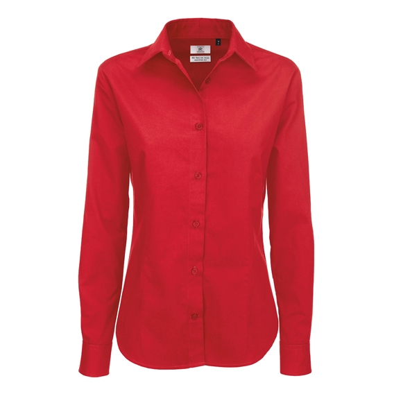 Twill Shirt Sharp Long Sleeve / Women