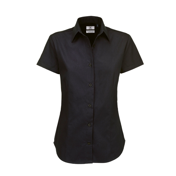 Twill Shirt Sharp Short Sleeve / Women