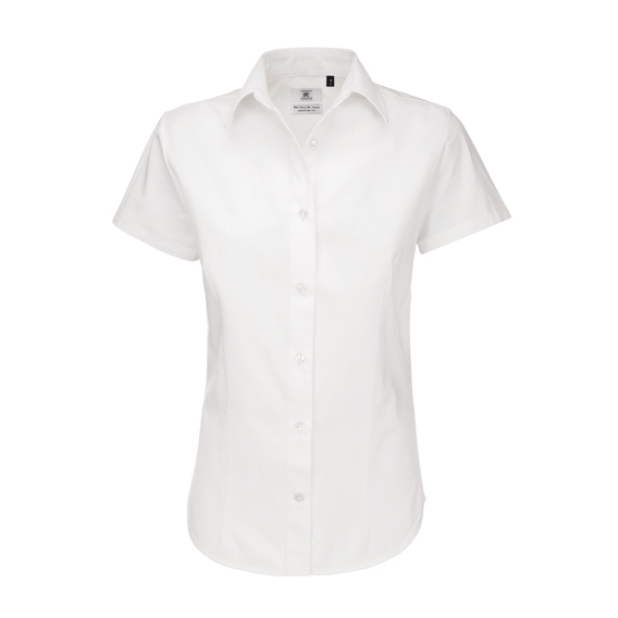Twill Shirt Sharp Short Sleeve / Women
